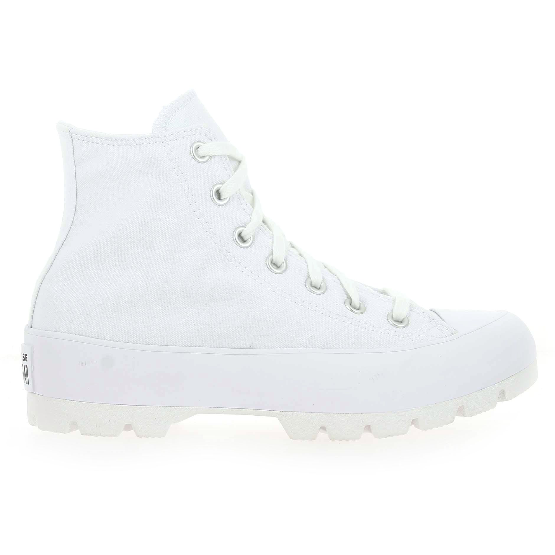 Converse  CHUCK TAYLOR ALL STAR LUGGED HI - Blanc