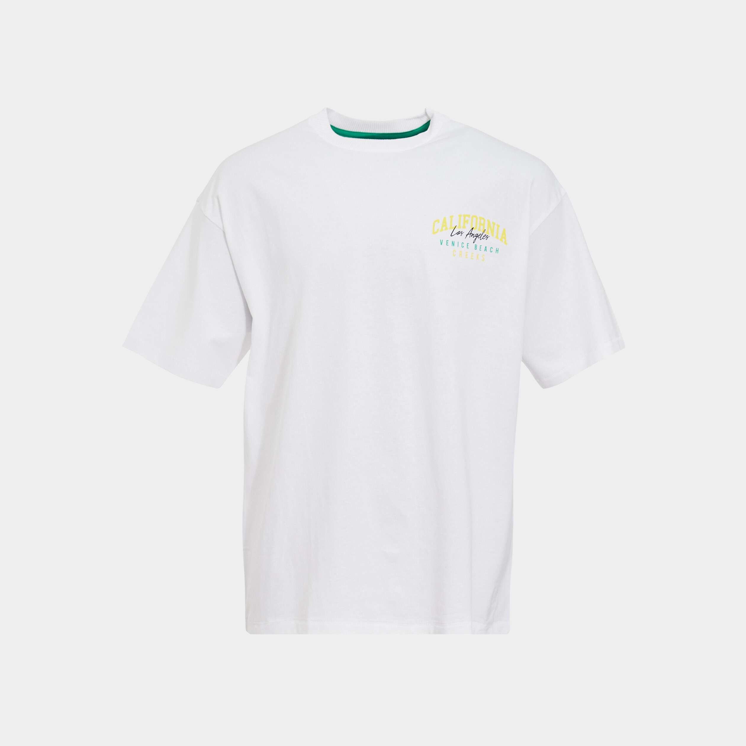 T-shirt manches courtes blanc homme | La Halle