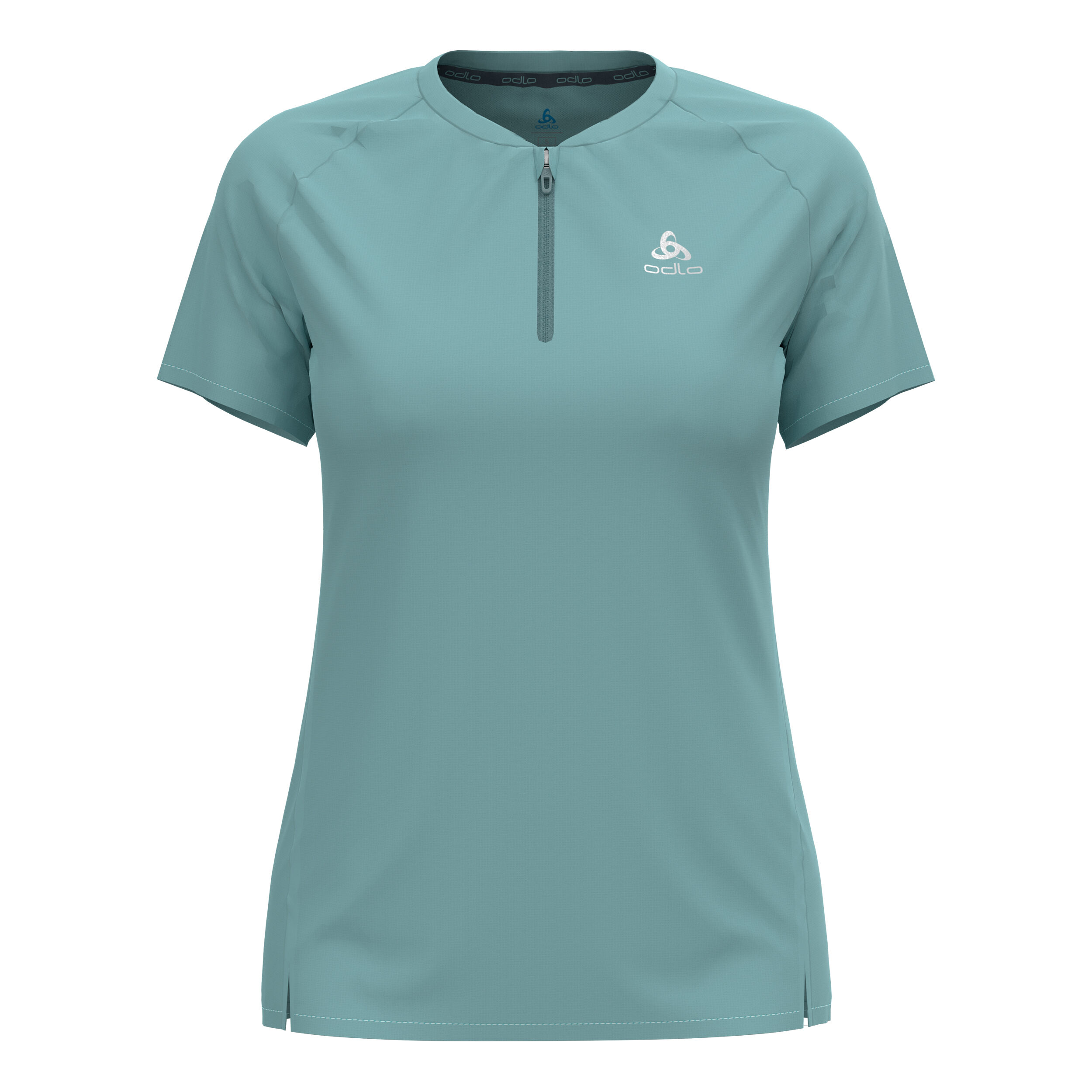 X-Alp Trail 1/2 Zip Crew Neck Laufshirt Damen - Türkis