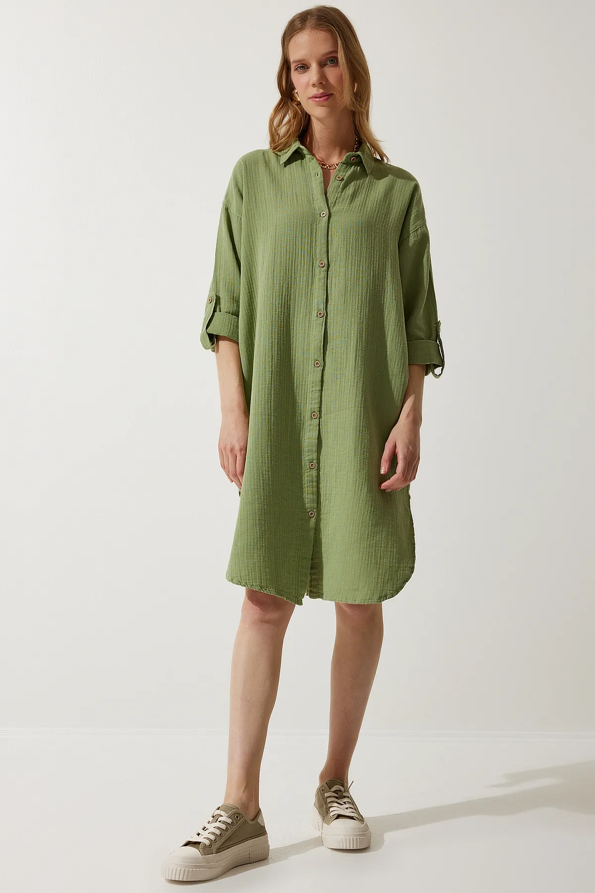 Happiness İstanbul  Kleid - Grün - A-Linie