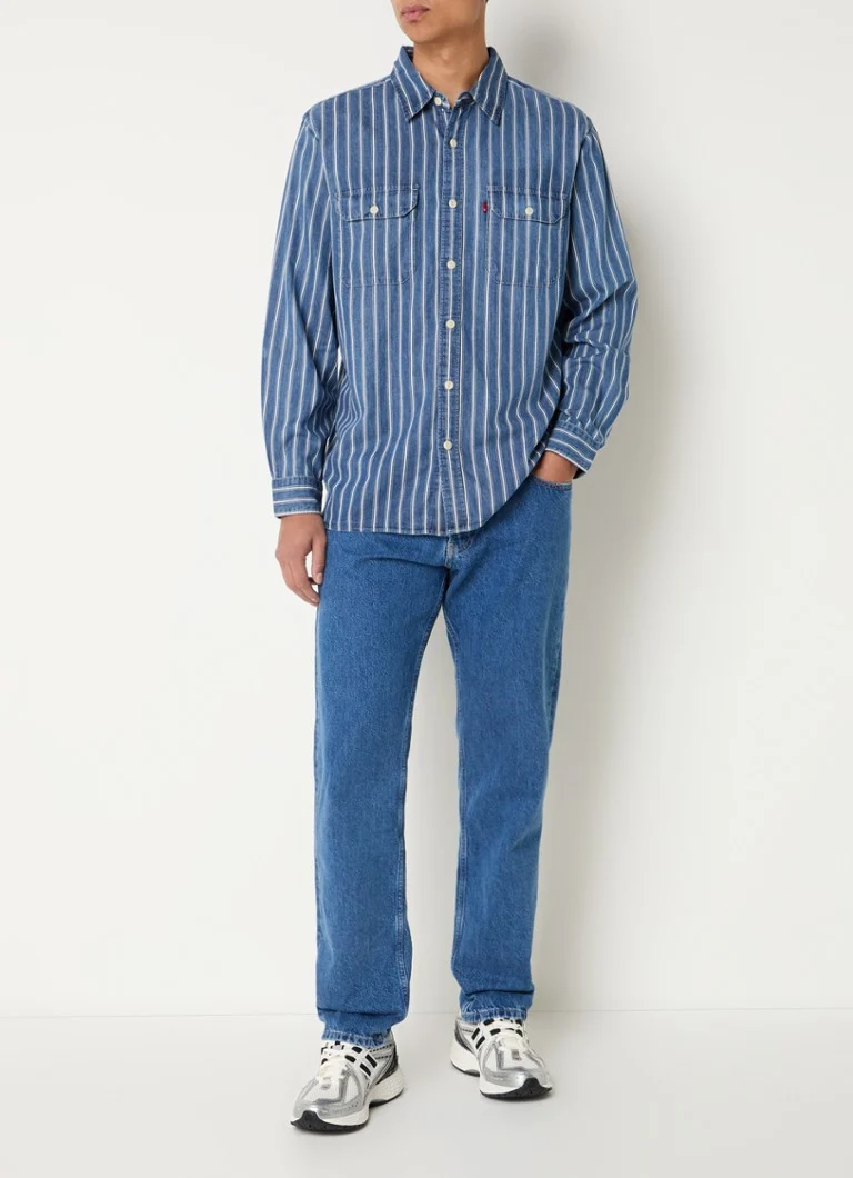 Cămașă Levi's Jackson cu dungi și buzunare la piept