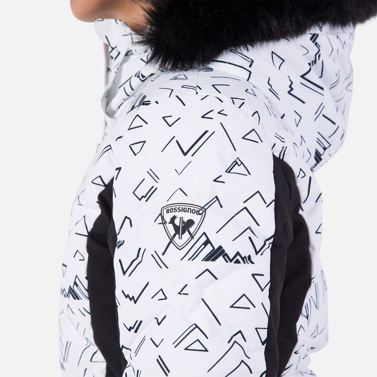 Damensteppjacke mit Print Staci