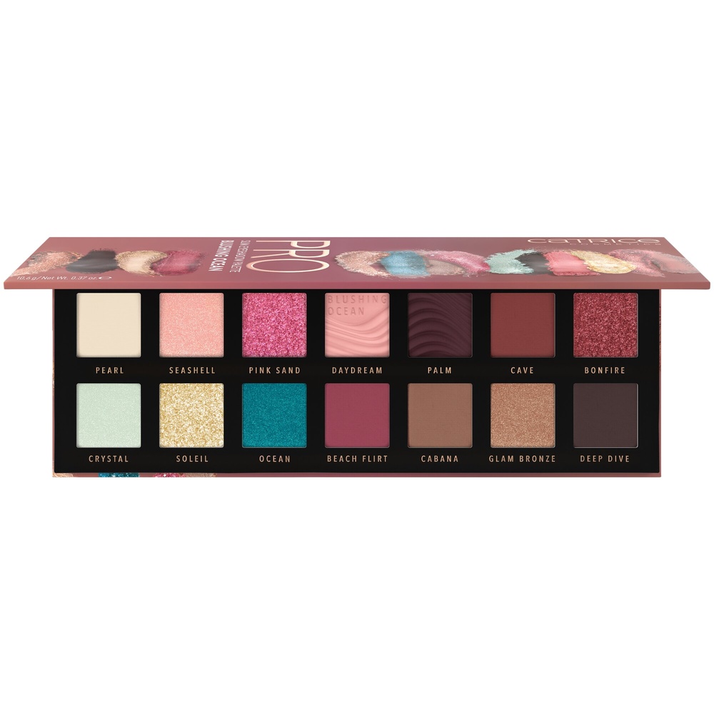 catrice Pro Slim Eyeshadow Palette Blushing Ocean palette fards à paupières 010 Palette d'Ombres à Paupières