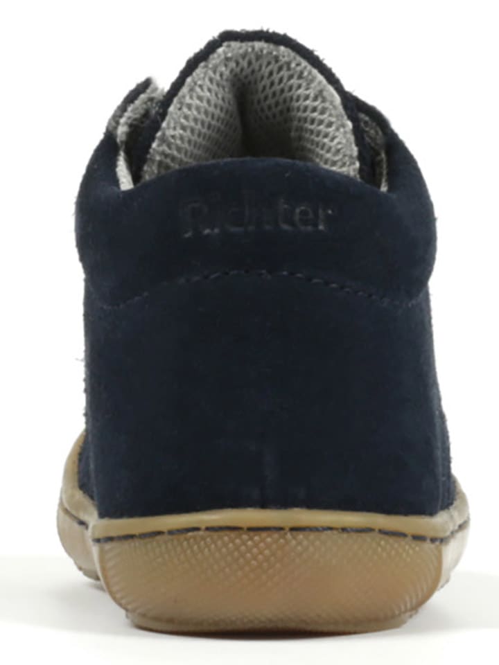 Richter Shoes Leder-Lauflernschuhe in Dunkelblau günstig kaufen