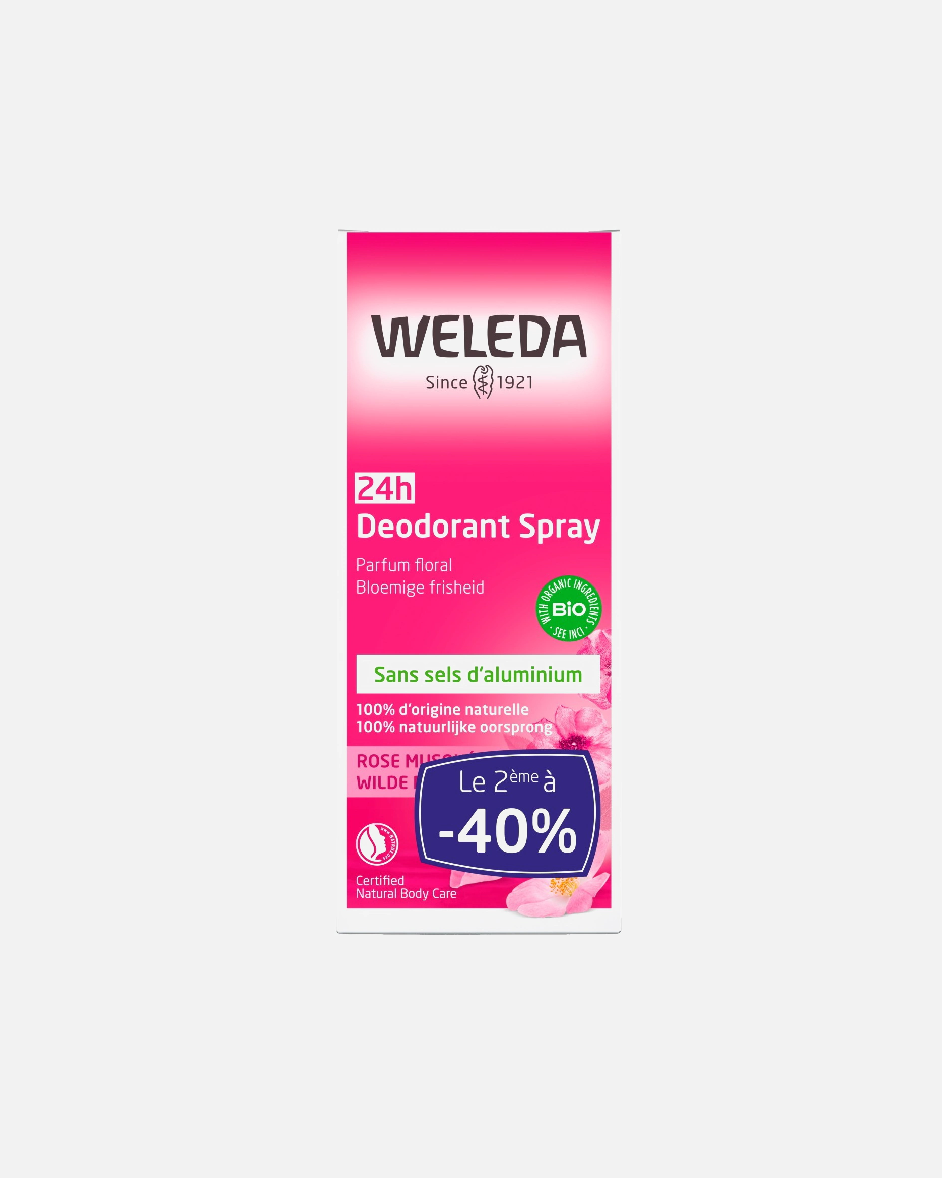 Weleda Ružový dezodorant Duo - 2 x 100 ml