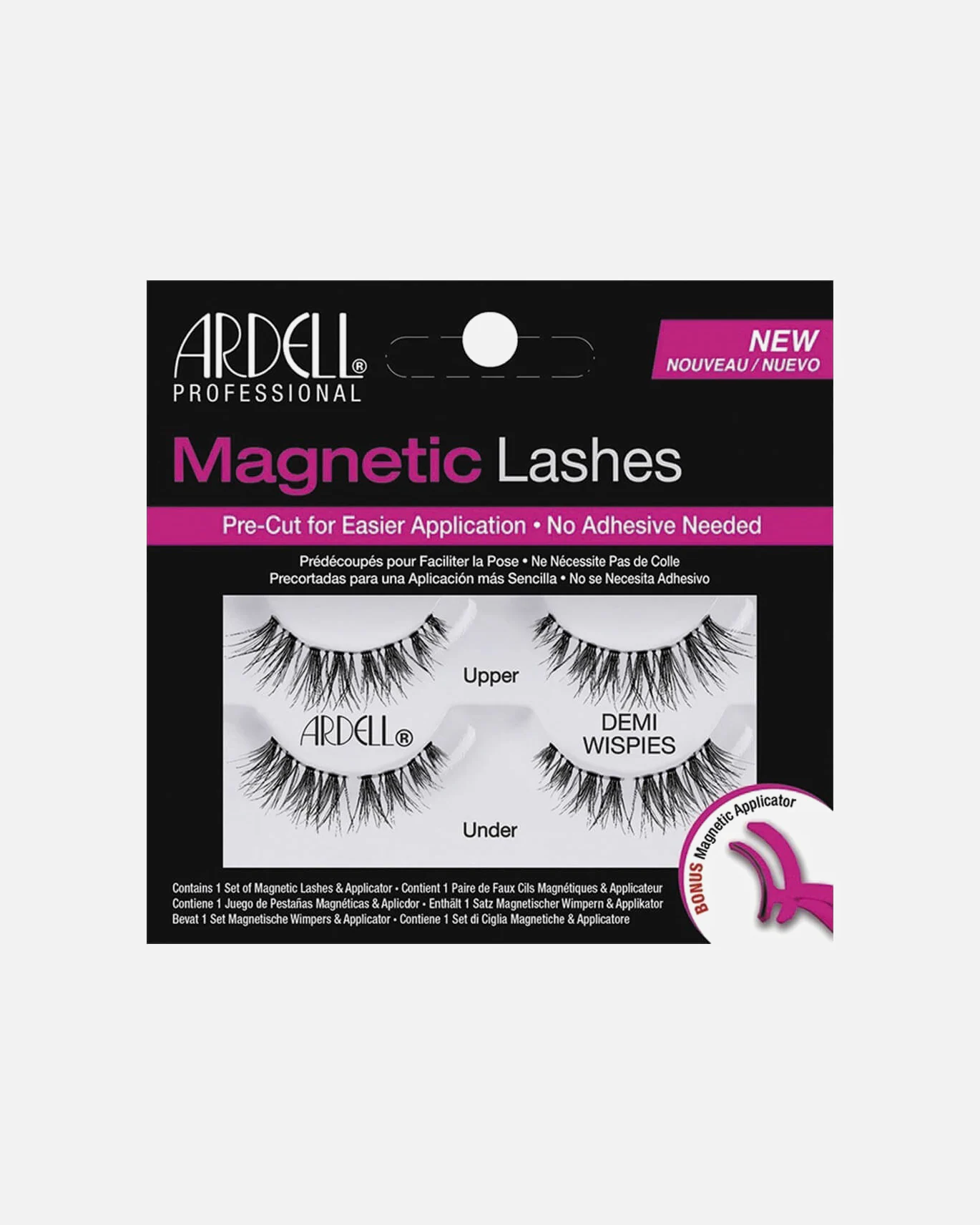 Magnetické umelé mihalnice Ardell Pre-Cut Demi-Magnetic s dvojitou prírubou