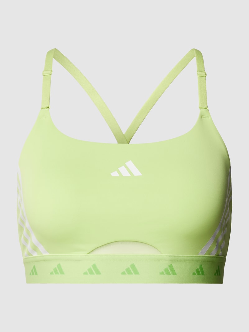 Sport-BH mit Cut Out in neon grün