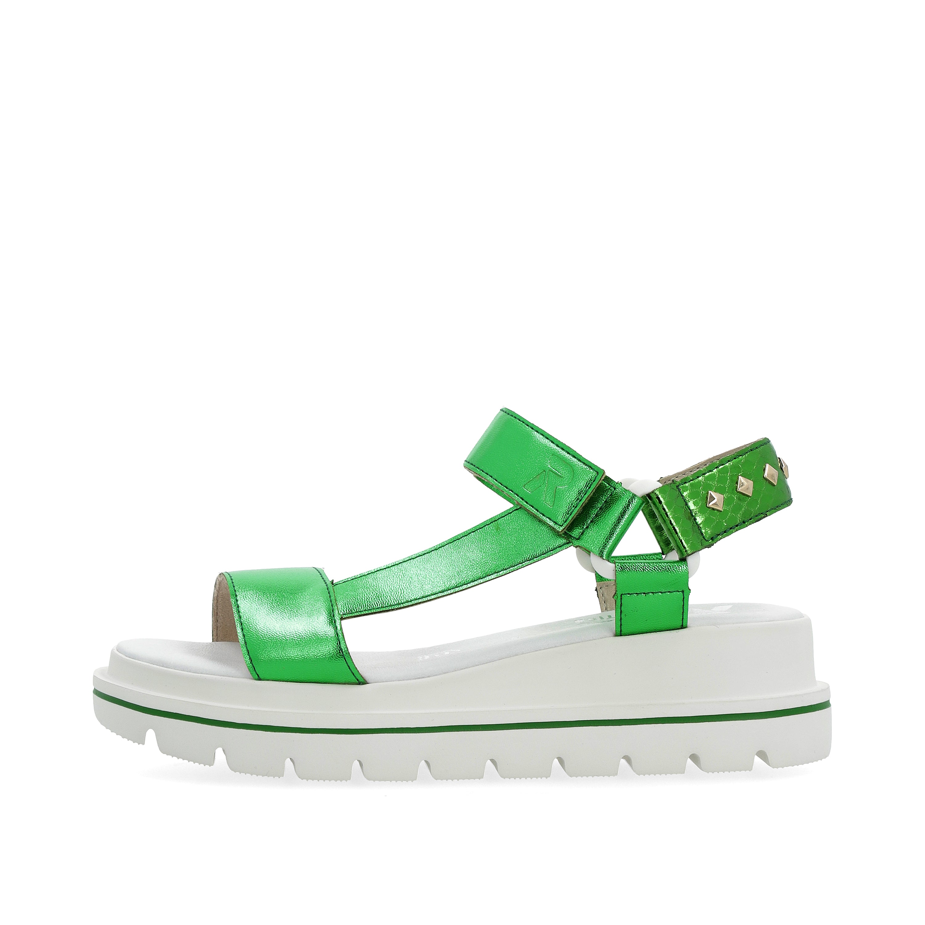 Rieker Damen Riemchensandalen smaragd-green metallic