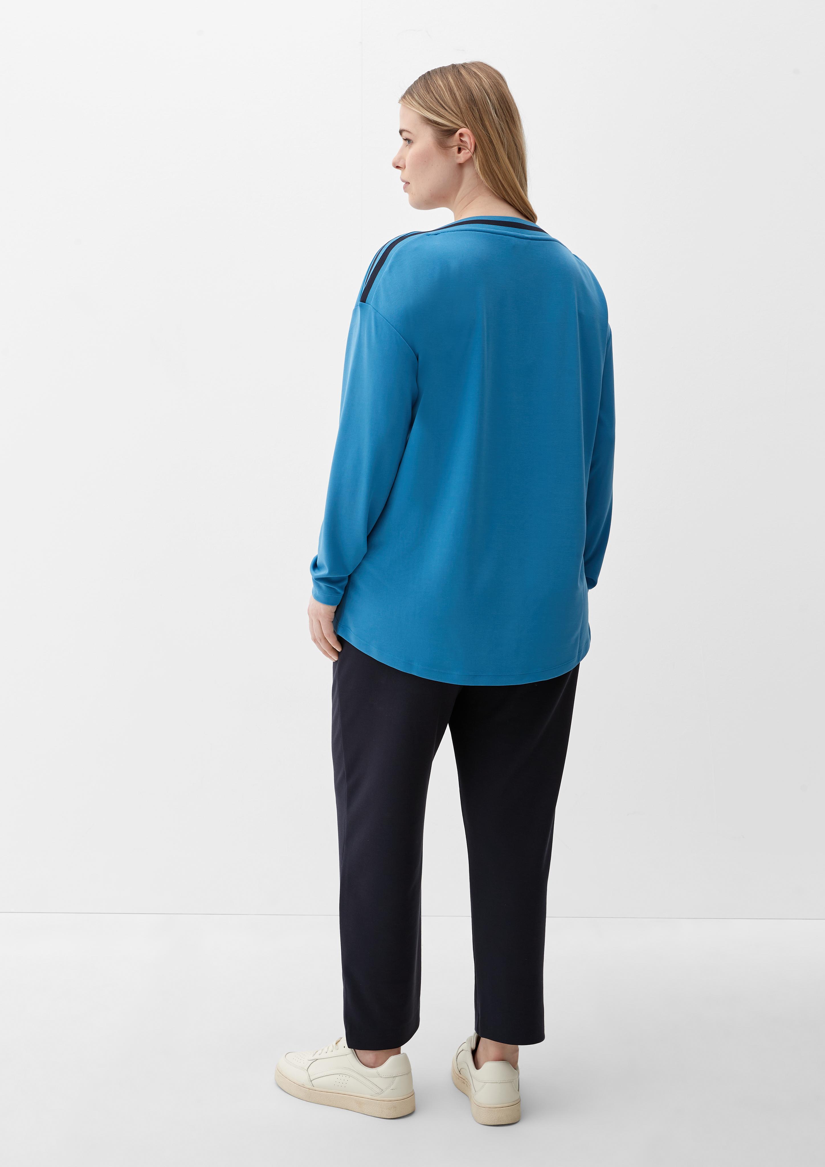 Longsleeve mit U-Boot-Ausschnitt  2129387-5428