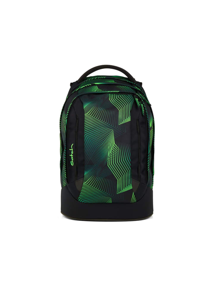Satch Satch pack Schulrucksack Seismic Green schwarz günstig kaufen onesize