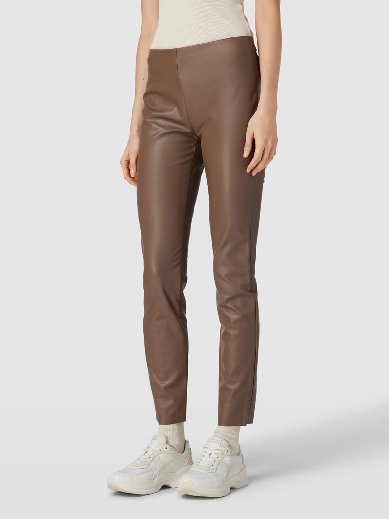Leggings im unifarbenen Design Modell 'RESA' in hellbraun