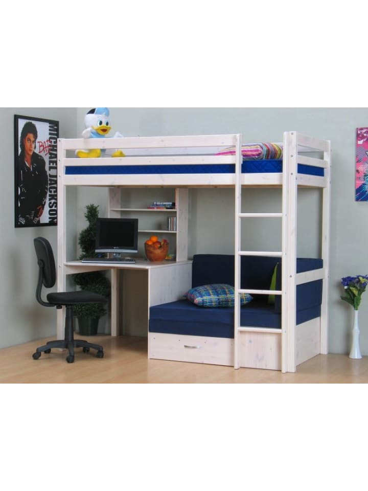 ebuy24 Hochbett Kids Weiß 208 x 98 cm günstig kaufen onesize