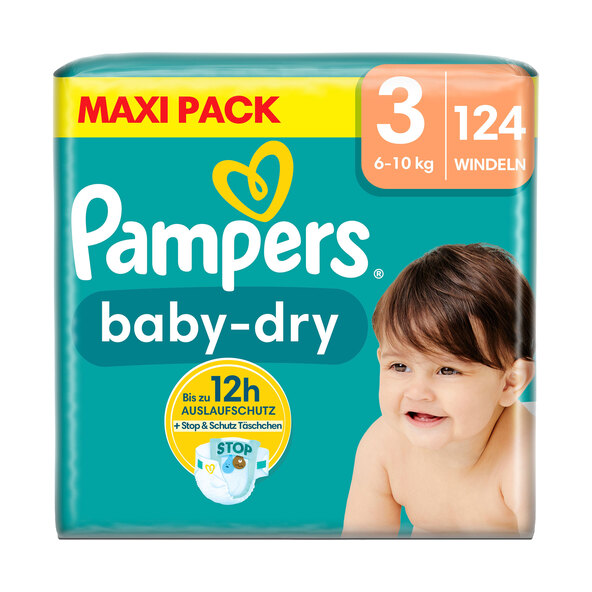 Baby Dry, Gr. 3 Midi, Maxi Pack, 2er Set