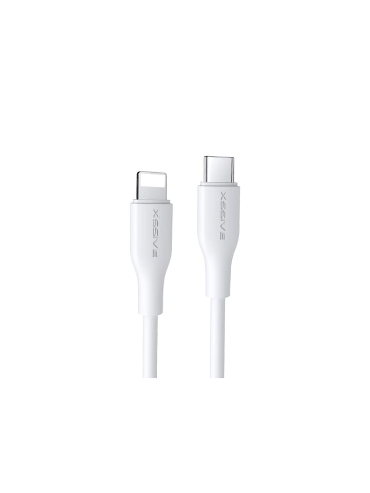 COFI 1453 20W 2 Meter USB-C zu Phone Datenkabel 2.4A Schnell-Ladekabel in Weiß günstig kaufen onesize