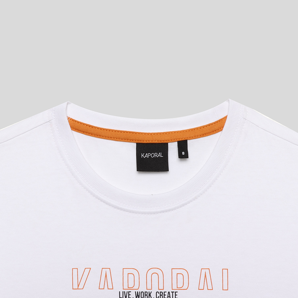 ORYS   T-shirt blanc Garçon 100% coton