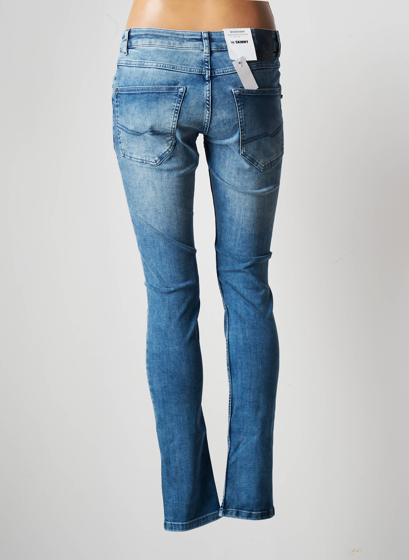Bonobo Jeans Jeans Skinny Femme couleur bleu