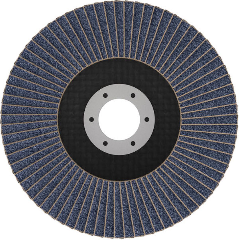 Bosch Blue Zubehör 2608626140 Lamellenschleifscheibe X451 Multi Material Ø125 mm Körnung 60 rechtwinklige Ausführung