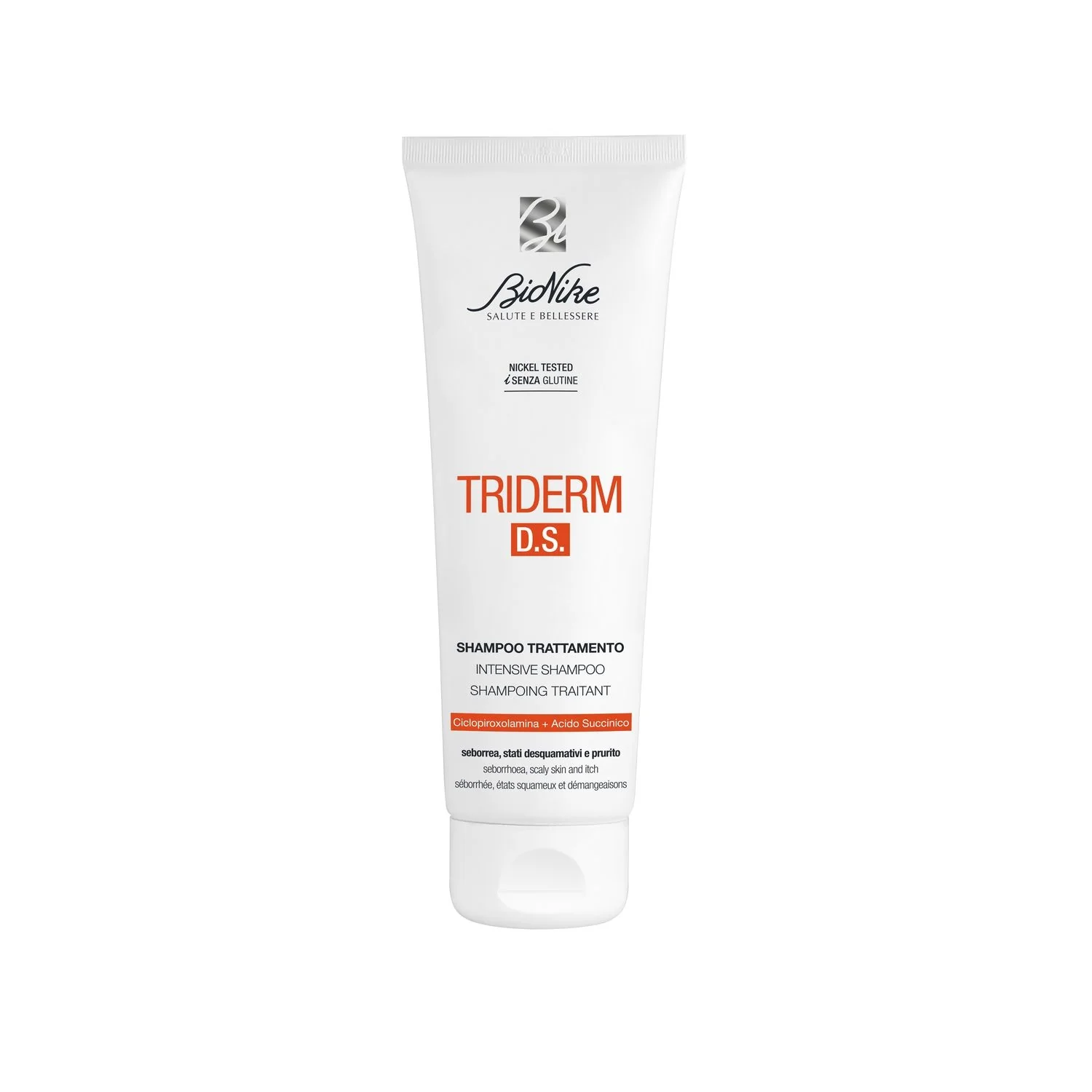 Triderm DS -shampoohoito - päänahan hoito, puhdistava shampoo, hilsettä ehkäisevä shampoo