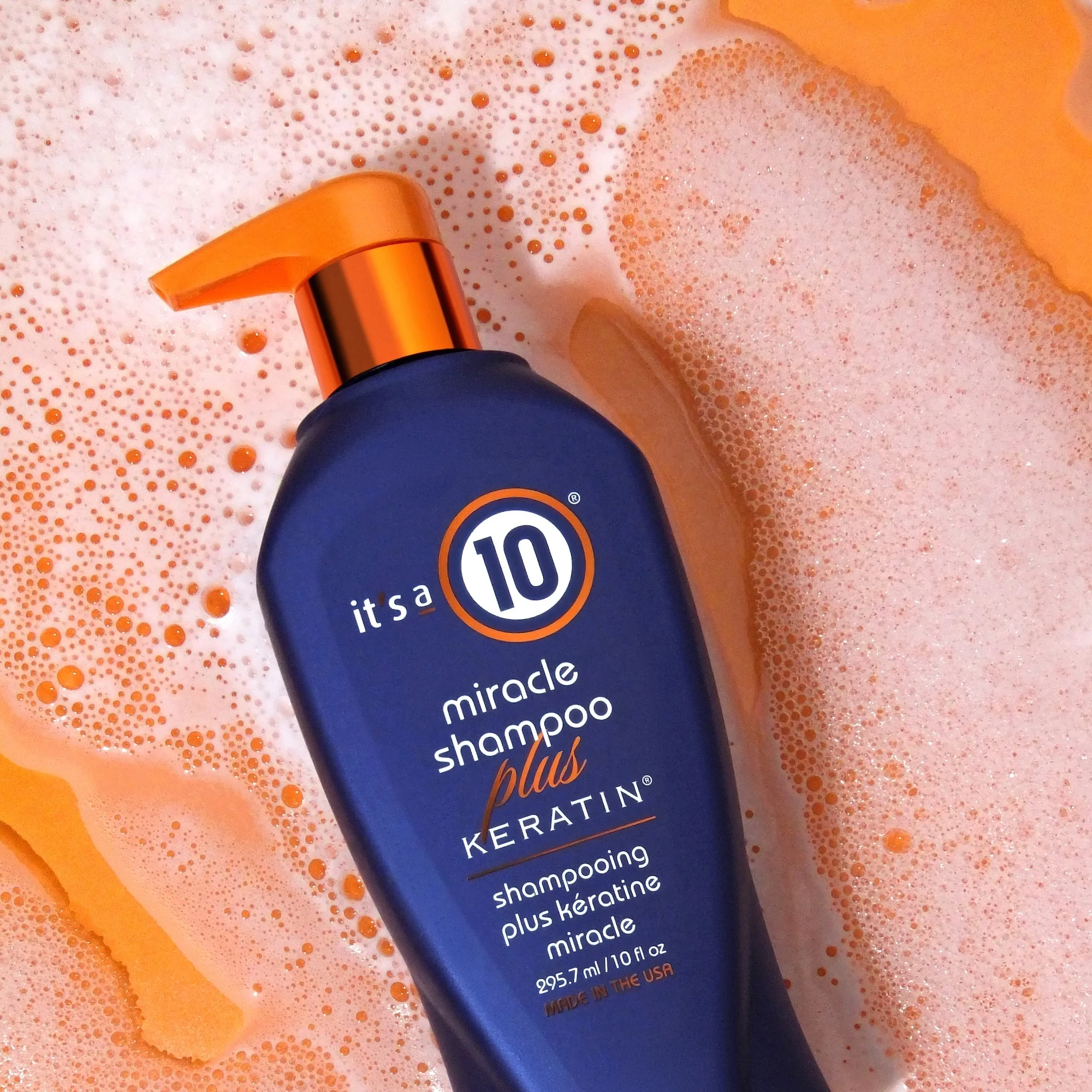 Shampoo Miracle Collection com Queratina - Uso Frequente, Reestruturante e Reconstrutor