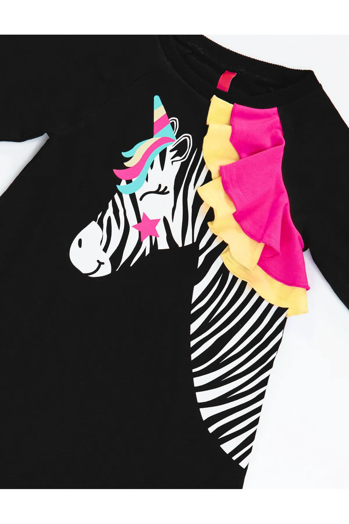 Denokids  Einhorn-Zebra-Mädchenkleid
