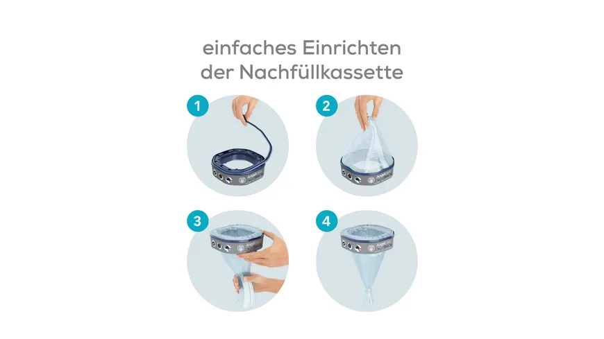 Angelcare® Kassetten Classic/Dress-Up XL, 6er-Pack Nachfüllung
