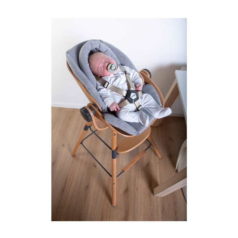 Coussin newborn réducteur gris pour transat pour chaise haute Evolu 2 Childhome