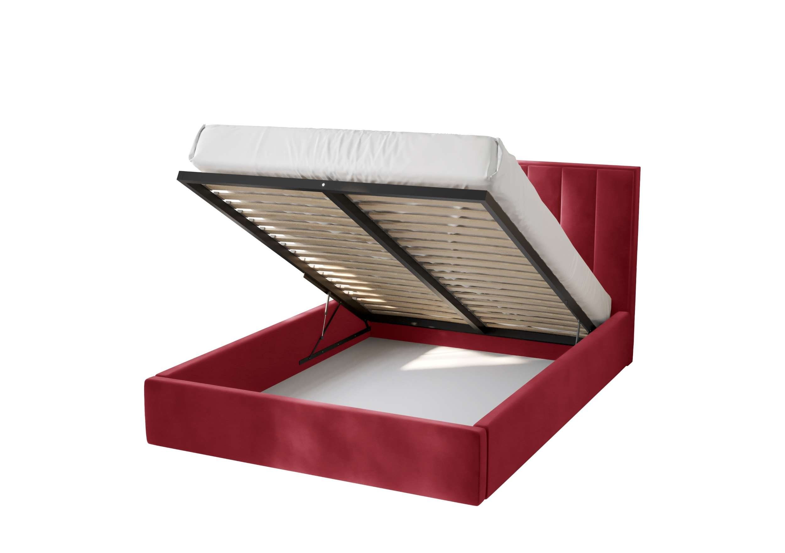 Stylefy Polsterbett Brandon (Schlafzimmerbett, Bett), 140/160/180 x 200 cm, Bettkasten, Kopfteil gepolstert