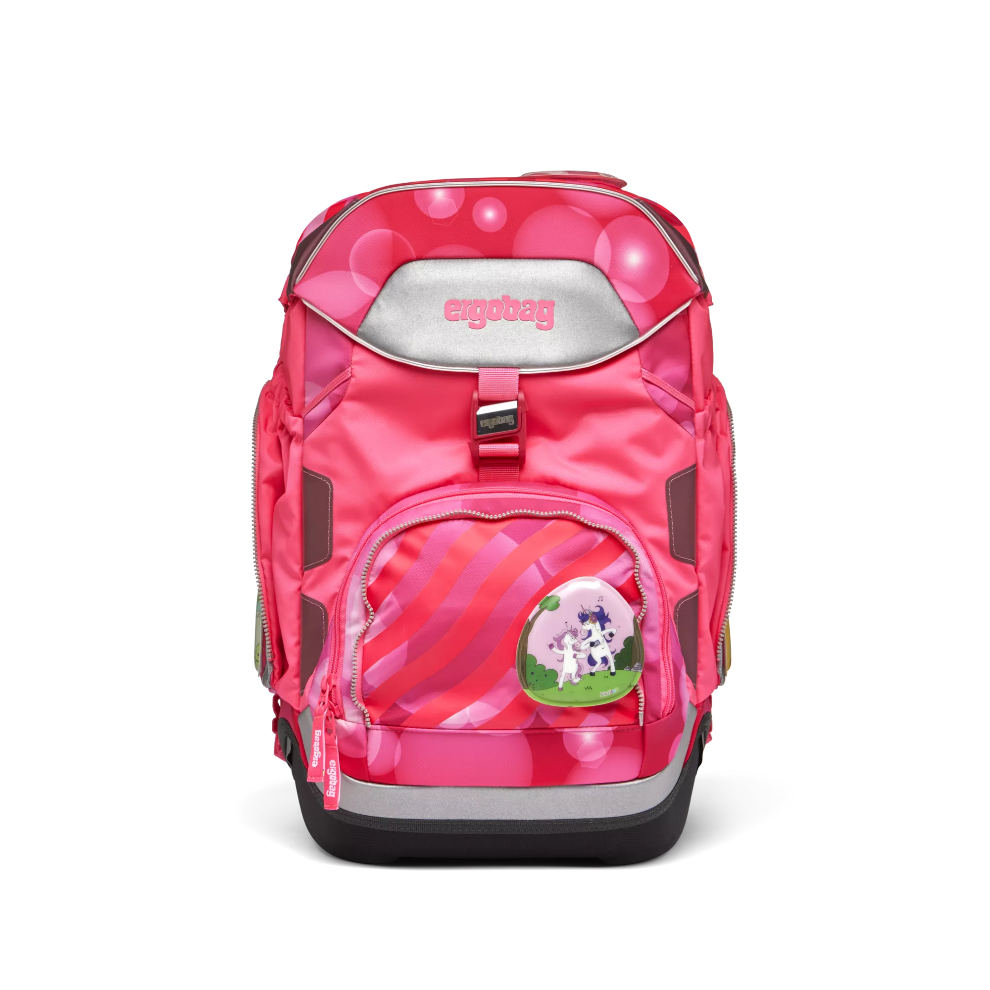 ergobag Schulrucksack-Set KuntBärbuntes Einhorn