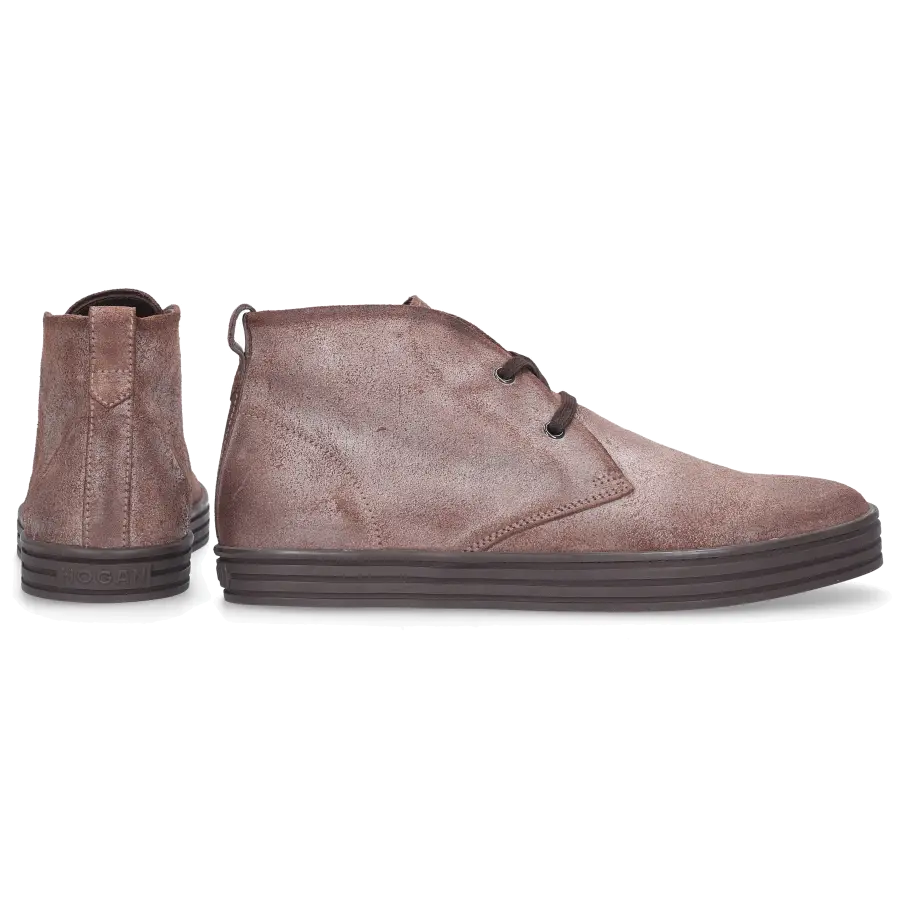 Hogan - Schnürboots Kalbsleder - braun
