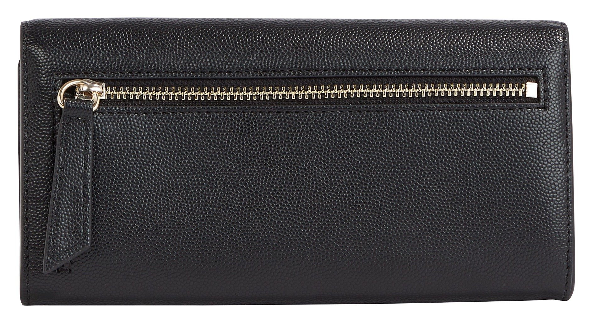 Tommy Hilfiger Geldbörse TH TIMELESS LARGE FLAP, mit goldenen Details und TH-Emblem vorne