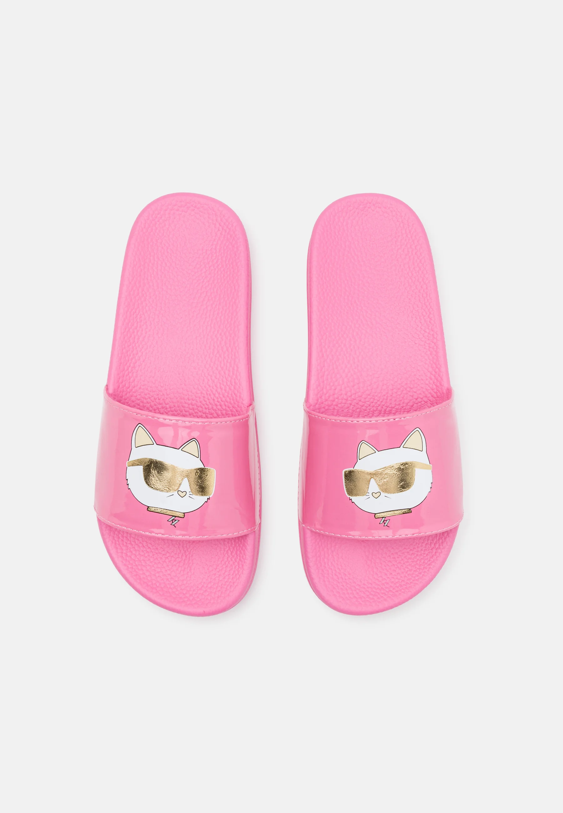 KARL LAGERFELD KIDS AQUA SLIDES UNISEX - Pantuflas
