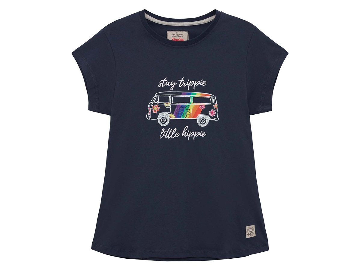 Van One Trippiehippie Navy/Multi Damen T-shirt