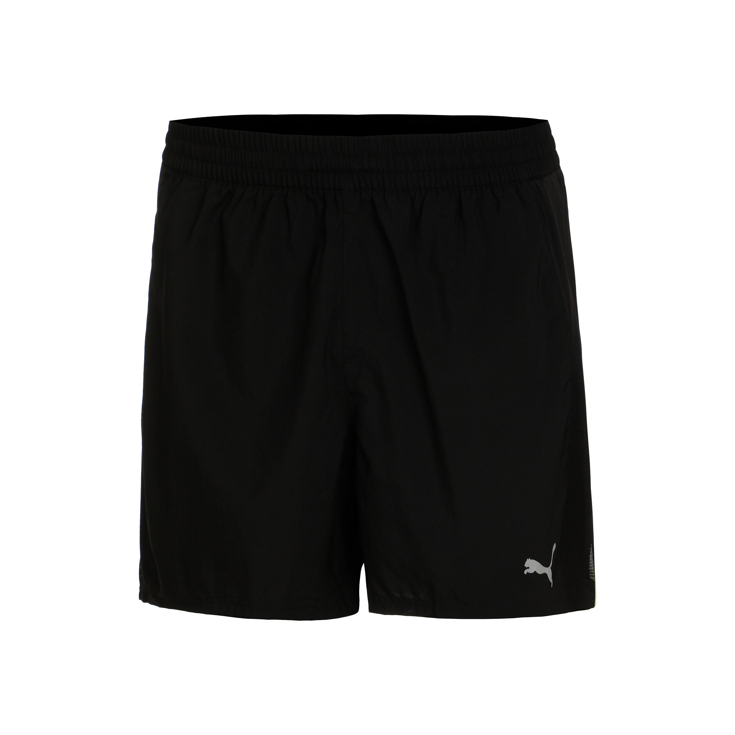 Run Favorite Velocity 5in Laufshorts Herren - Schwarz, Neongrün