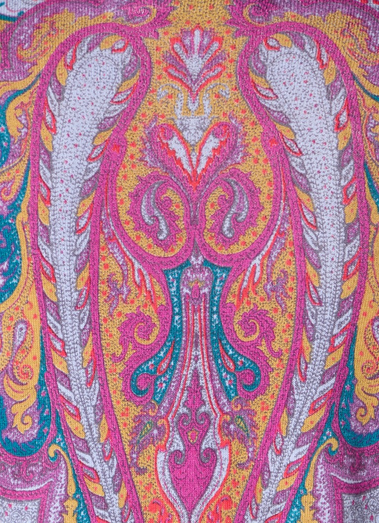 Pulover tricotat fin cu imprimeu paisley de la Ralph Lauren