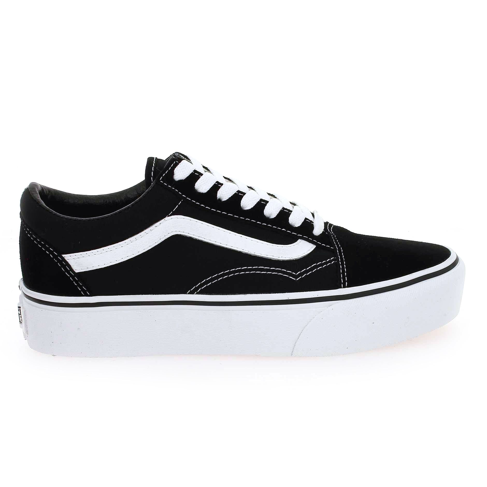 Vans  OLD SKOOL PLATFORM - Noir Blanc