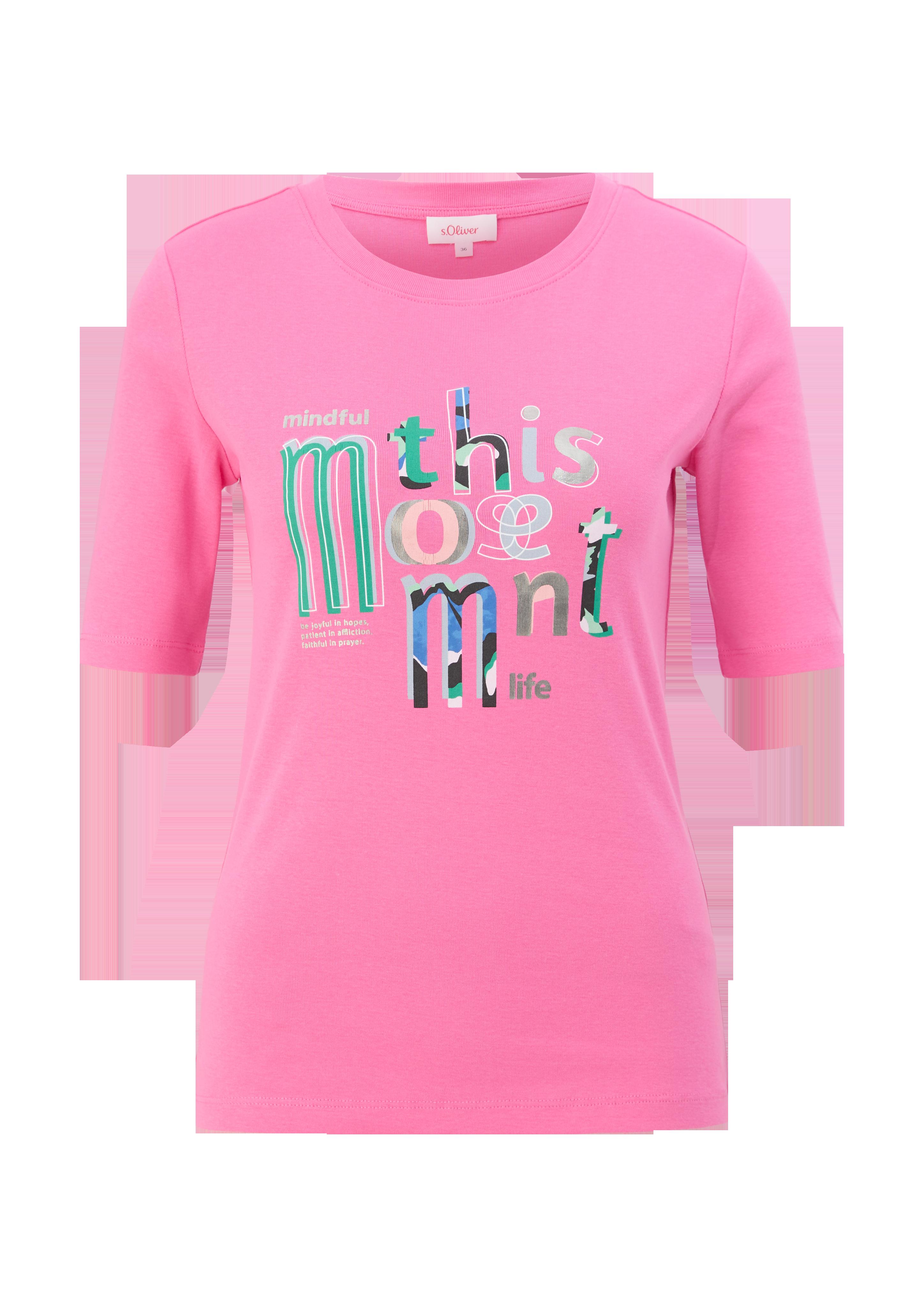 T-Shirt mit Frontprint  2130582-44D0