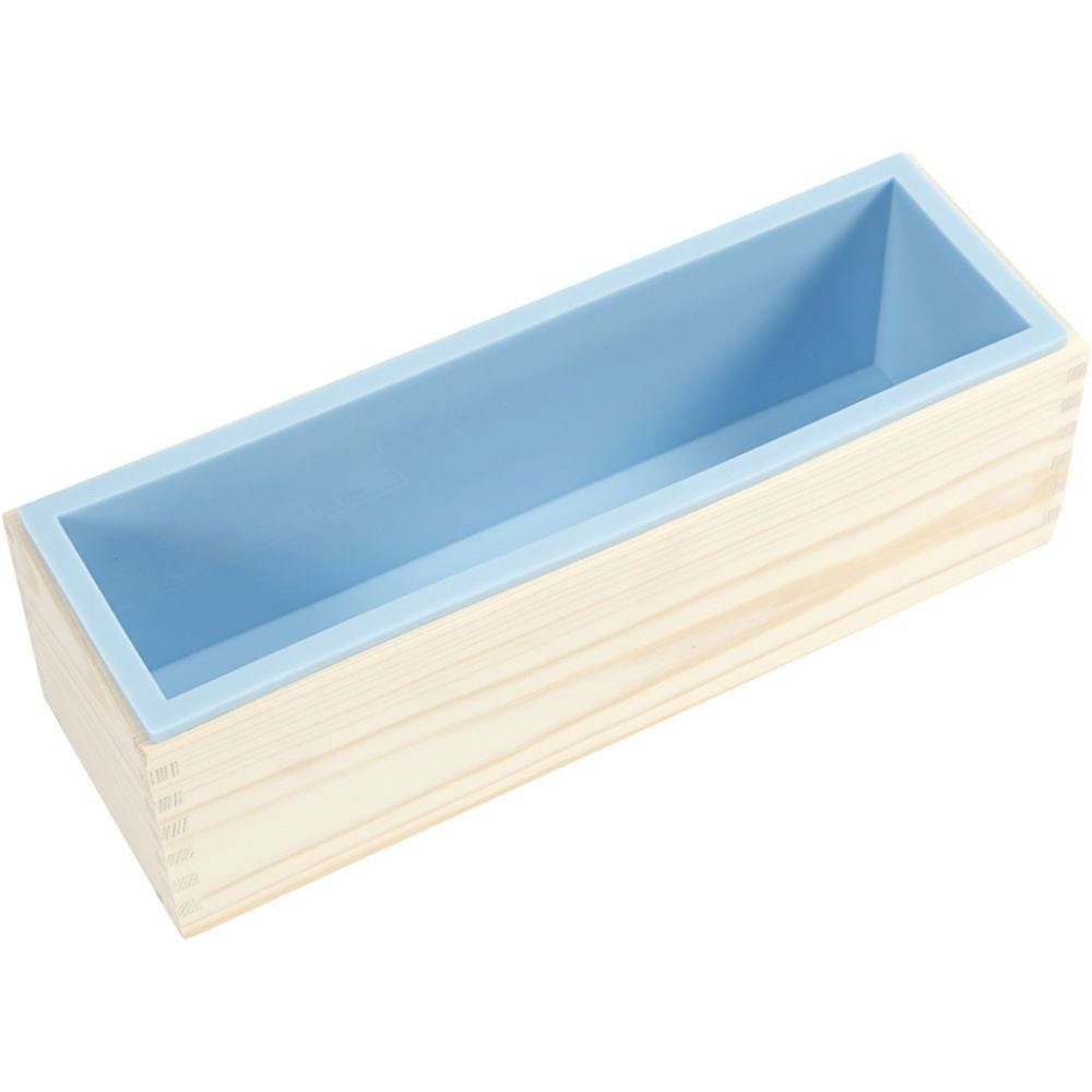 Creotime Kreativset Silikonform im Holzkasten, H: 8 cm, L: 27,5 cm, B: