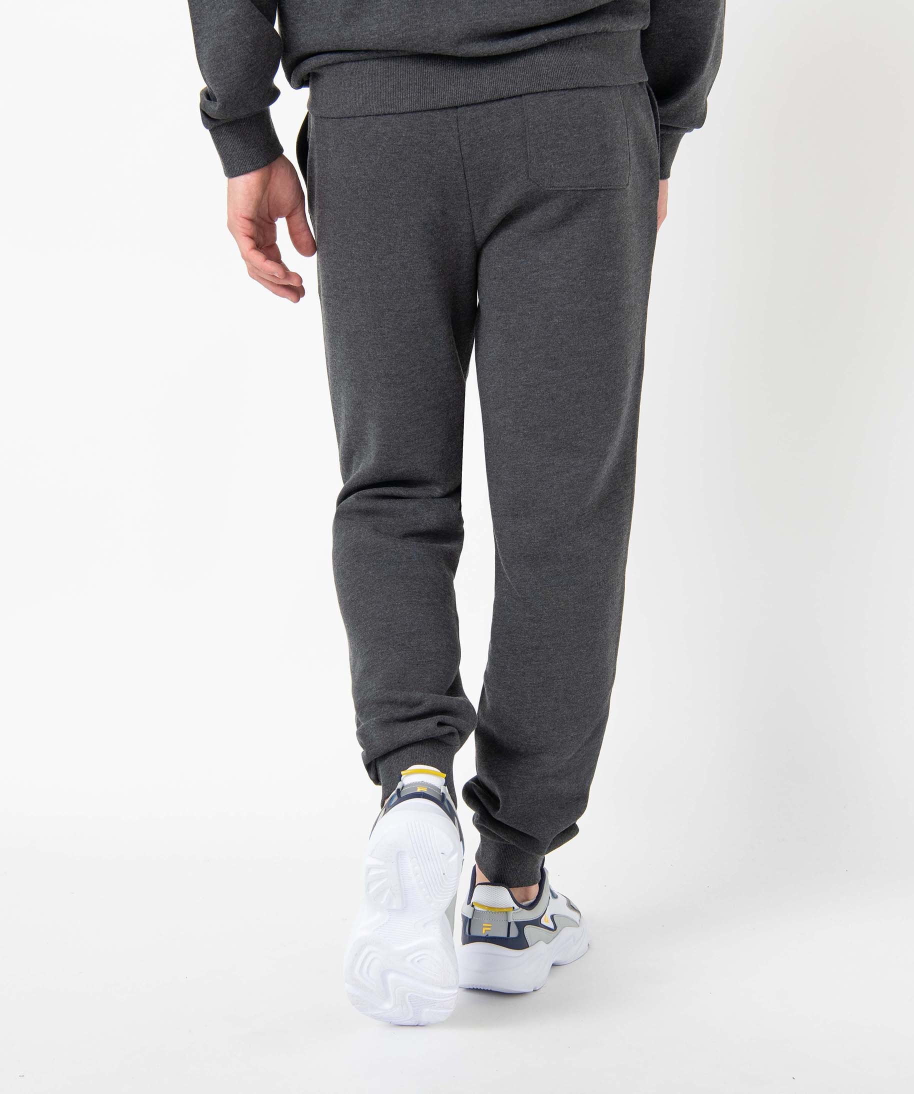 Pantalon de jogging homme molletonné gris | GEMO