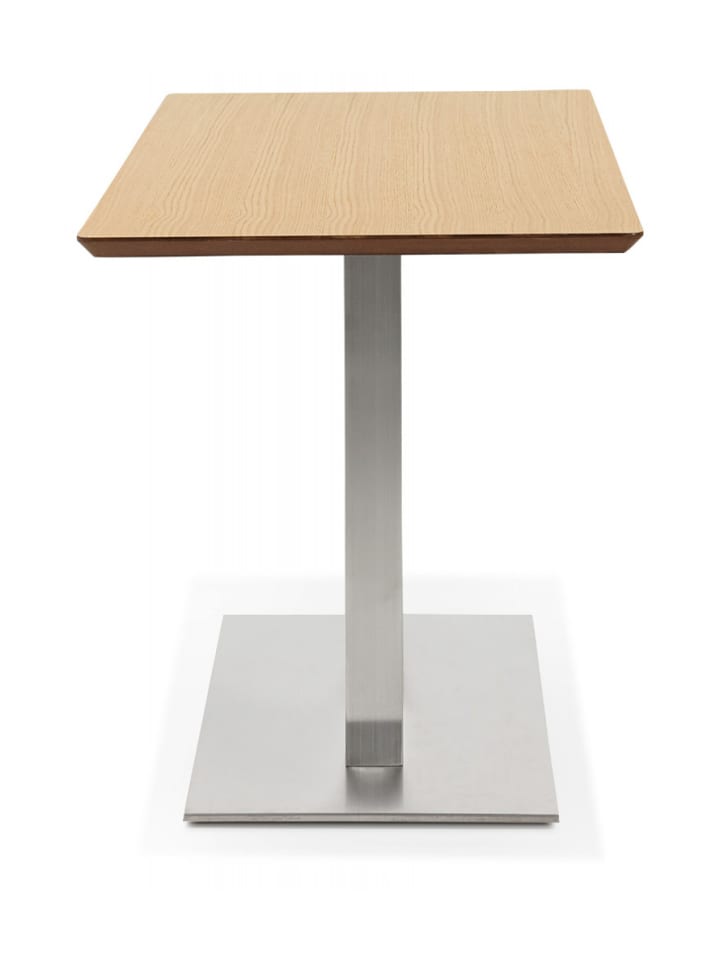 KADIMA DESIGN Esstisch MAMBO aus Holz und Metall | Besprechungstisch für 6 Personen in Beige günstig kaufen