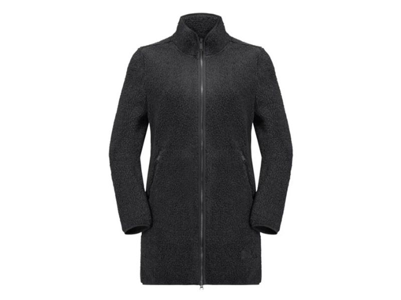 Jack Wolfskin High Curl Coat Night Black Damen Jacke