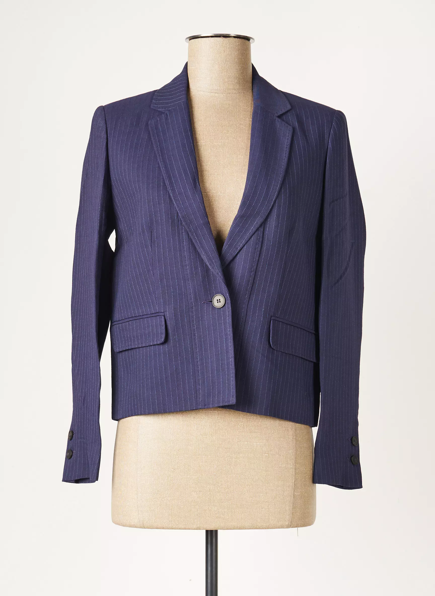 Comptoir Des Cotonniers Blazers Femme couleur bleu