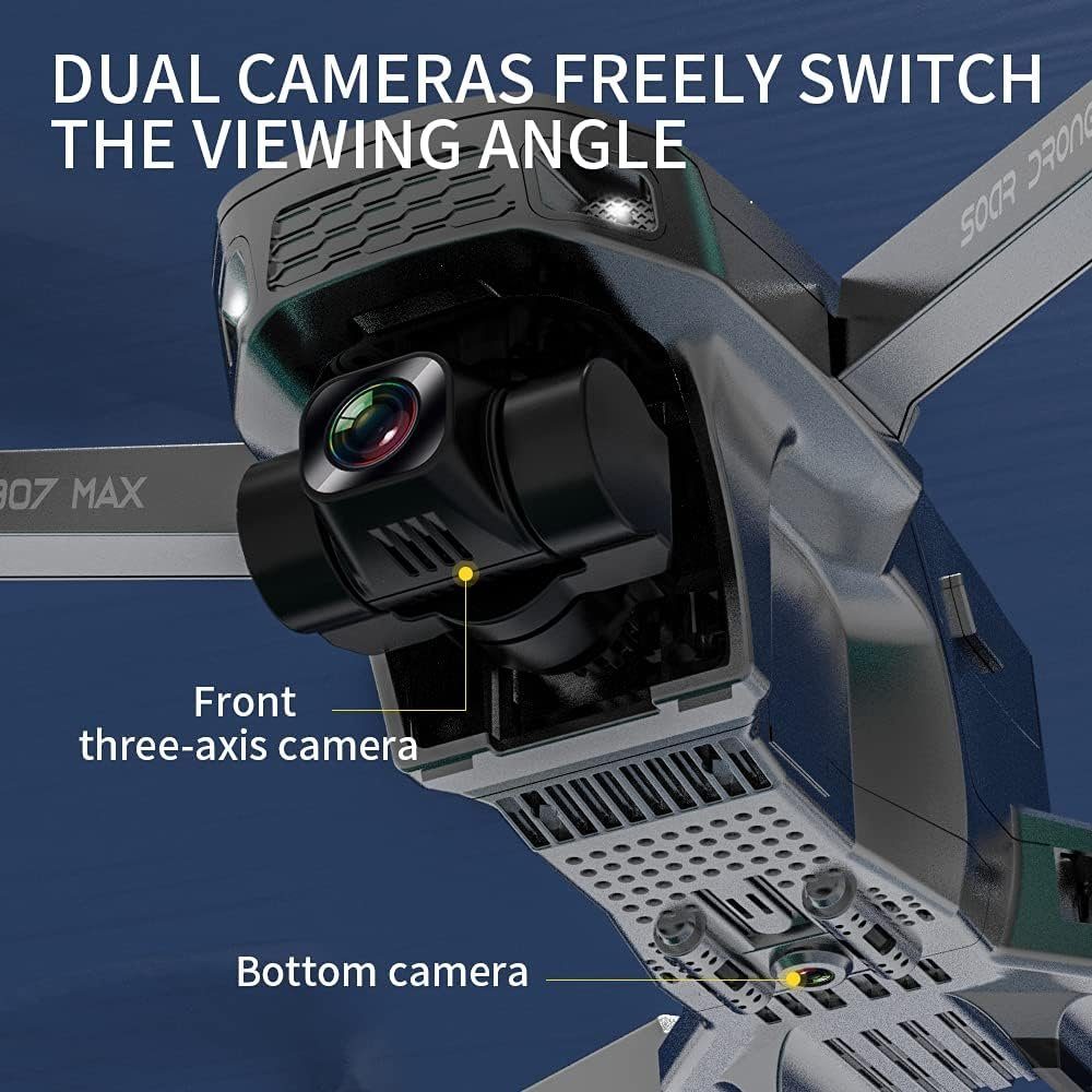 Teeggi 3~5-Tage-Lieferung, ZLL SG907 MAX GPS Drohne mit Kamera 4K HD Drohne (1280 * 720P, Mit 25 Minutes Flight Time, Brushless Motor Intelligent, 2 Batteries)