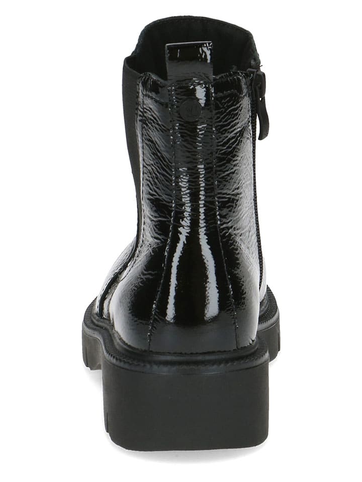 Caprice Leder-Boots in Schwarz günstig kaufen