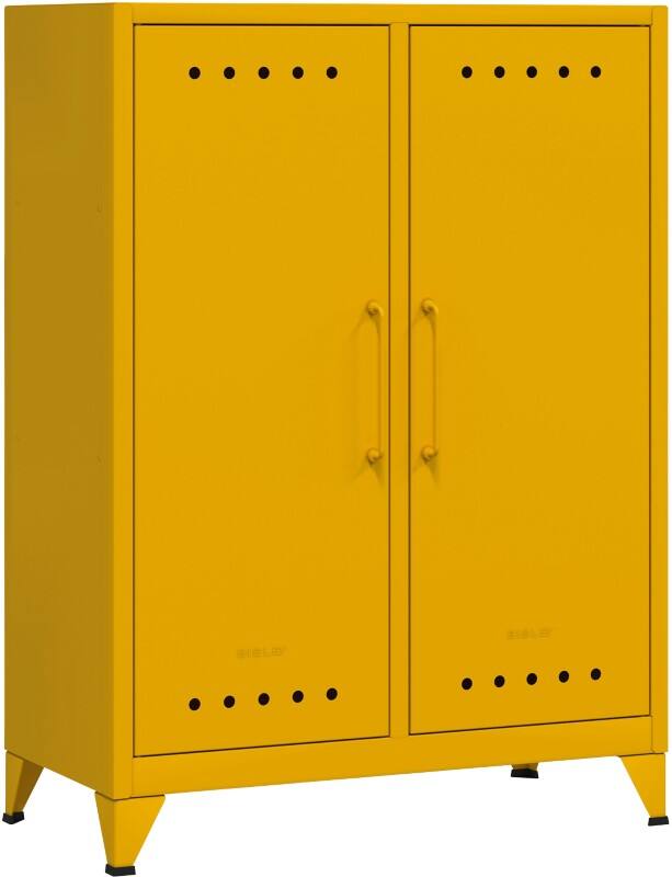 Bisley Fern Sideboard Metall 800 x 400 x 110 mm Sonnenblumengelb