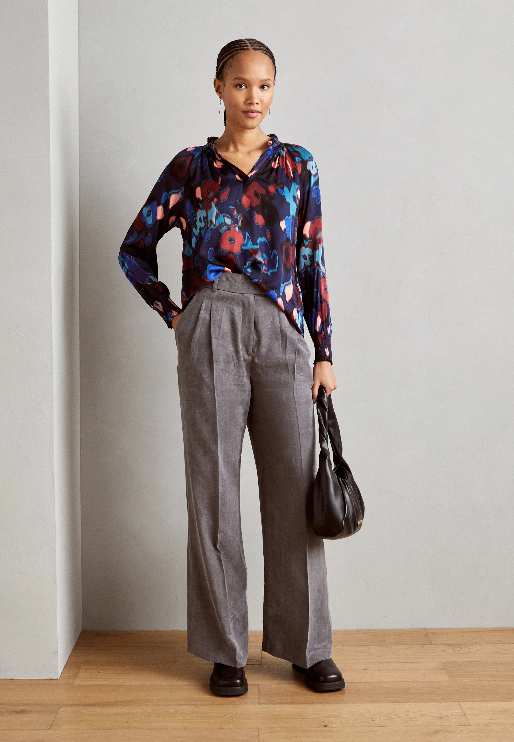 Esprit GATHER V NECK - Blusa