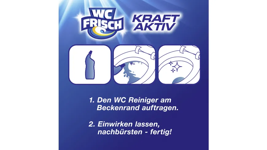 WC FRISCH Kraft Aktiv WC Reiniger Gel Ozeanfrische 750 ml 750 ml