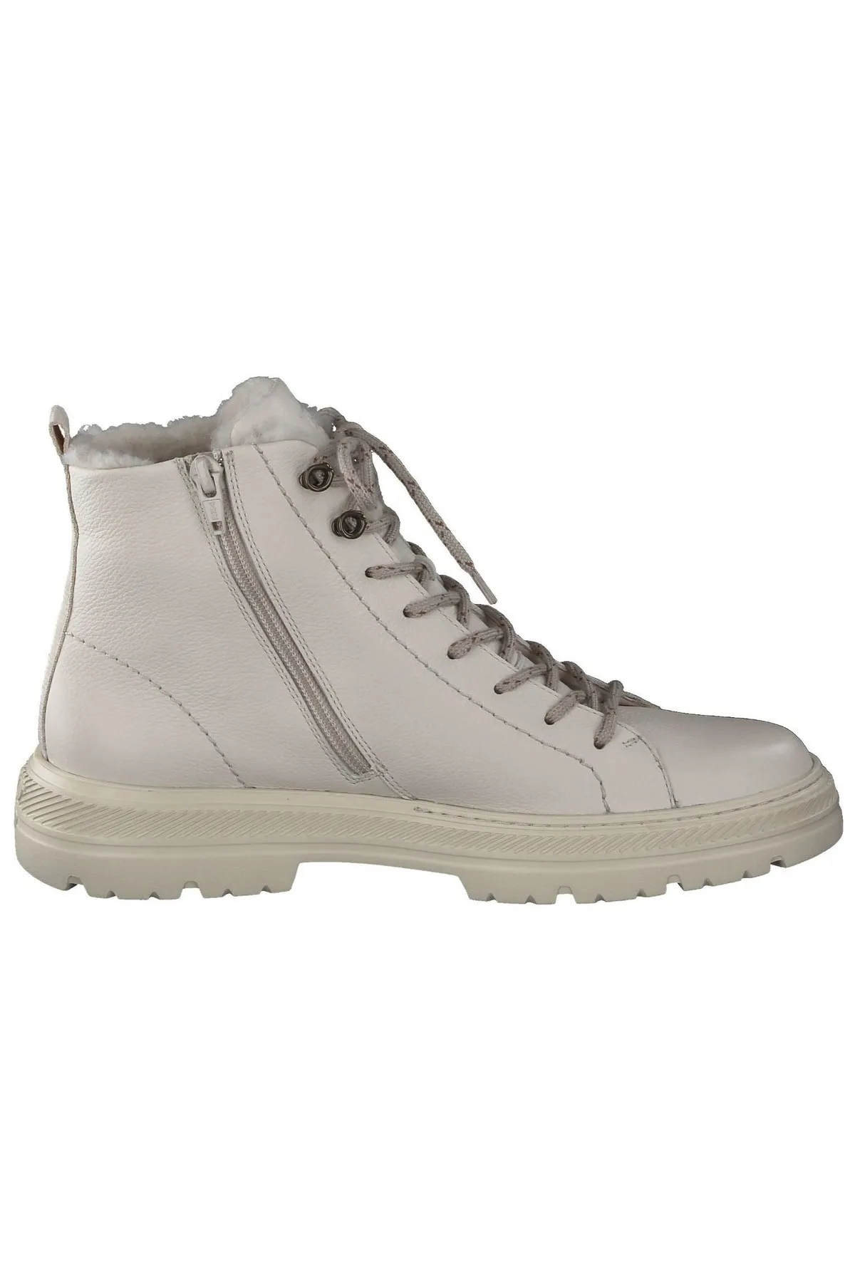 Paul Green  Stiefelette - Beige - Blockabsatz