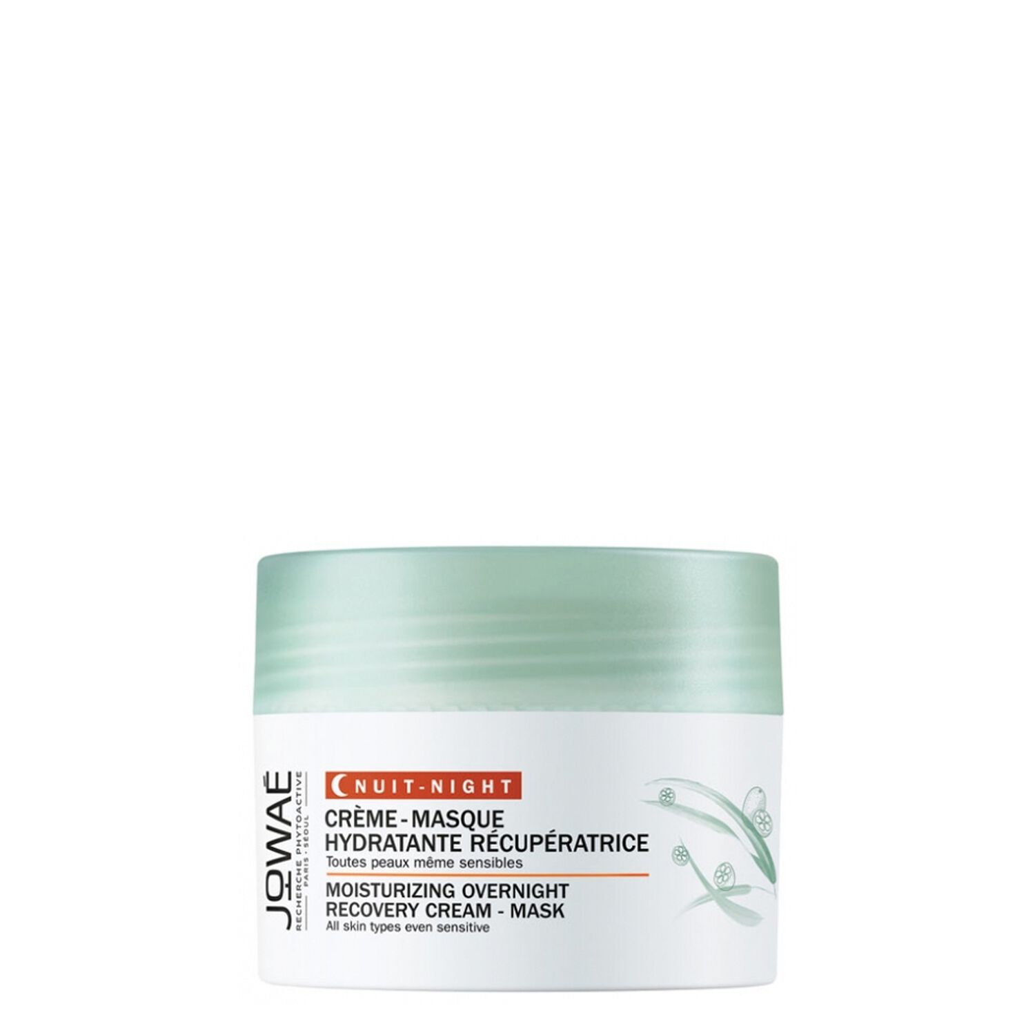jowaé Crème-Masque Hydratante Récupératrice Nuit Lumiphénols Antioxydants & Kumquat 40 ml