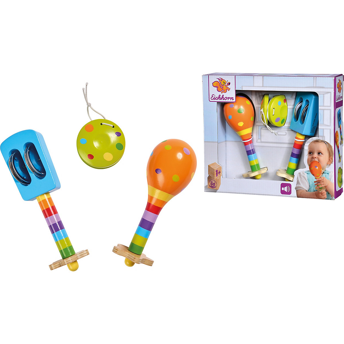 Musik Set mit Maracas