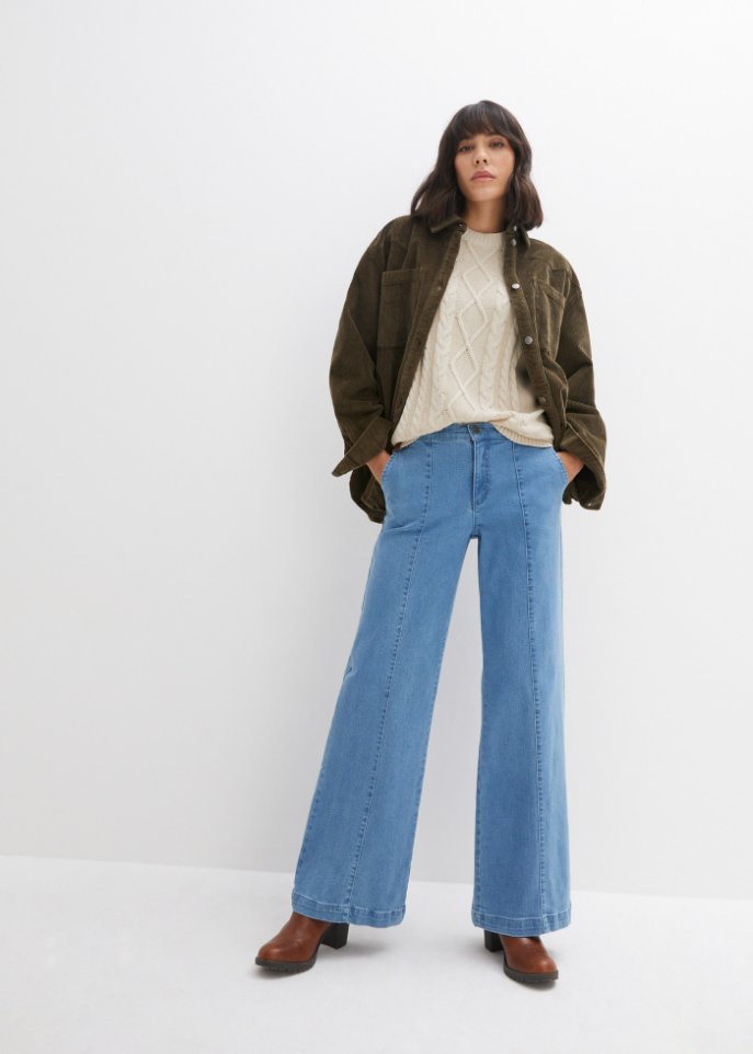 Stretch-Jeans, Wide